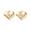 Rack Plating Alloy Rhinestone Pendants FIND-M038-20G-1