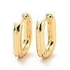 Brass Oval Hoop Earrings for Women EJEW-G297-24G-1