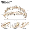 Alloy Rhinestone Hair Bands PW-WGD5F69-01-1