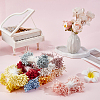 11 Bundles 11 Colors Gypsum with Cotton Cord Artificial Flower Core DIY-GF0014-55-4