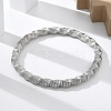 304 Stainless Steel Stretch Bangles for Women BJEW-P315-02A-P-2