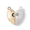 Love Heart Alloy Magnetic Clasps FIND-C013-02D-2
