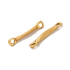 Ion Plating(IP) 304 Stainless Steel Connector Charms X-STAS-Q323-10G-2