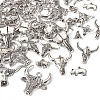  64pcs 16 styles Tibetan Style Alloy Pendants FIND-TA0002-92-10