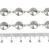 304 Stainless Steel Rhinestone Cup Chains CHS-K023-08A-P-3