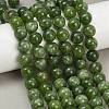 Dyed Natural Malaysia Jade Beads Strands X-G-G021-02C-13-5