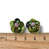 Handmade Foil Lampwork Beads Strands FOIL-Z001-02A-4