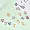 30Pcs 304 Stainless Steel Pendant STAS-CA0001-76-3