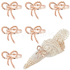 Bowknot Iron Napkin Rings DIY-WH20007-680RG-1