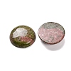 Natural Unakite Cabochons G-B085-02A-08-2