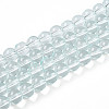 Baking Paint Transparent Glass Beads X1-DGLA-N006-8mm-07-1