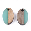 Resin & Walnut Wood Pendants RESI-S358-30D-2