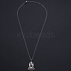 Non-Tarnish 201 Stainless Steel Pendants Necklaces NJEW-S105-JN698-45-1-2