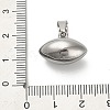 304 Stainless Steel Pendants STAS-Q343-08P-3