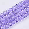 Baking Paint Glass Beads Strands X-EGLA-Q120-E-B01-1