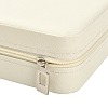 Imitation Leather Jewelry Zipper Box LBOX-T001-01A-3