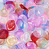 100Pcs 10 Colors Gradient Handmade Lampwork Beads LAMP-TA0001-04-13