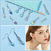 Acrylic Imitation Pearl Beaded Pendant Stitch Markers HJEW-AB00331-5