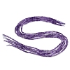 Natural Amethyst Beads Strands G-M096-B01-01-3