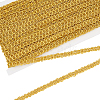 Polyester Braided Metallic Lace Trim SRIB-WH0011-180D-01-1