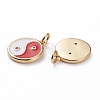 Brass Micro Pave Clear Cubic Zirconia Pendants KK-C100-16G-5