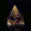 Orgonite Pyramid Resin Display Decorations X-G-PW0005-05K-1