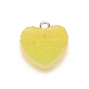 Resin Pendants RESI-WH0025-15A-2