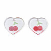 Transparent Resin Pendants RESI-N030-002A-3