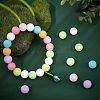 CHGCRAFT 160Pcs 8 Colors Luminous Silicone Beads SIL-CA0001-16-5