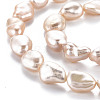 Natural Keshi Pearl Beads Strands PEAR-S020-T02-4