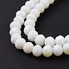 Electroplate Opaque Solid Color Glass Beads Strands LS-EGLA-A034-P3mm-L17-4