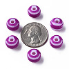 Opaque Striped Acrylic Beads LS-MACR-S373-27A-02-4