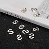 Non-Tarnish 304 Stainless Steel Letter Charms X-STAS-O072-S-4