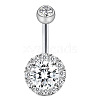 1Pc 304 Stainless Steel Belly Rings WGAC86E-06-2