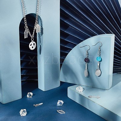 12Pcs 6 Style 201 Stainless Steel Pendants STAS-UN0032-10-1