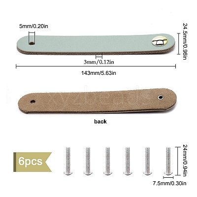 Leather Handle DIY-WH0182-19F-1