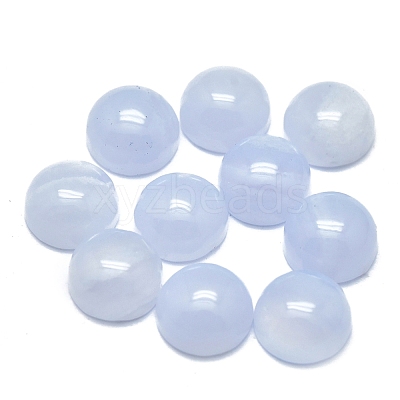 Natural Blue Lace Agate Cabochons G-O185-01E-02-1