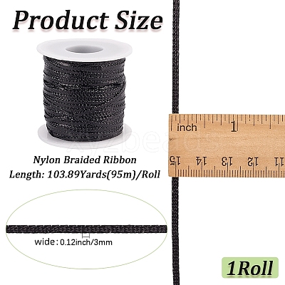 Sparkle Nylon Ribbon OCOR-GF0004-48A-01-1