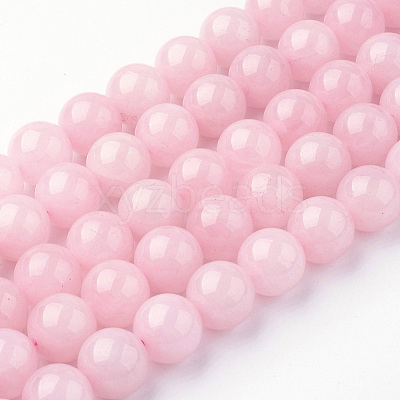 Natural Rose Quartz Bead Strands G-G735-59-12mm-1