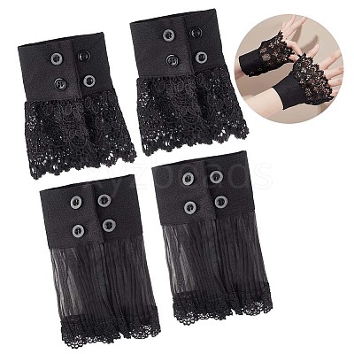 4pcs 2 Style Polyester Oversleeves AJEW-NB0004-02B-1
