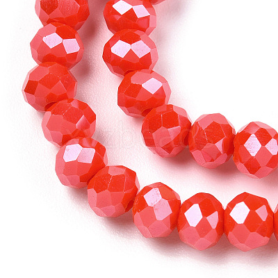Electroplate Glass Beads Strands X-EGLA-A034-P10mm-A10-1