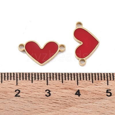 Ion Plating(IP) 304 Stainless Steel Enamel Connector Charms STAS-P339-10G-01-1