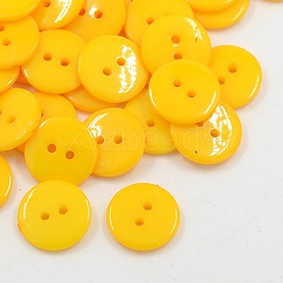 Acrylic Sewing Buttons BUTT-E084-C-10-1