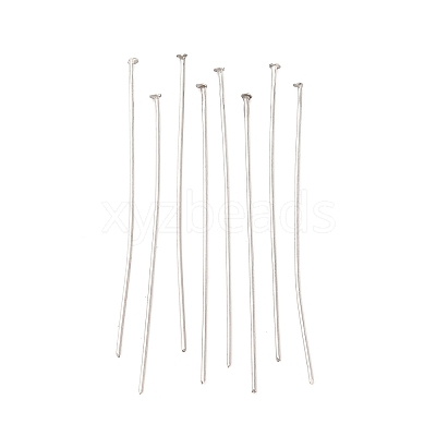 Tarnish Resistant 304 Stainless Steel Flat Head Pins STAS-E023-0.6x40mm-1