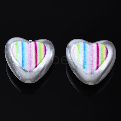 3D Printed ABS Plastic Imitation Pearl Beads KY-S163-438-1
