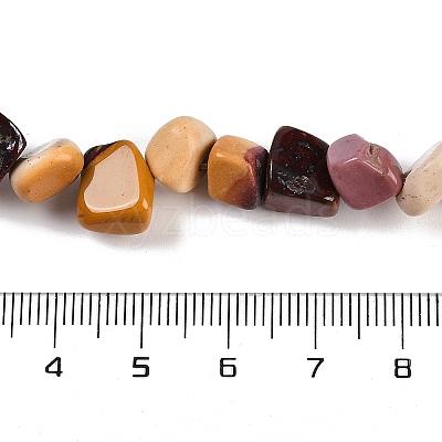 Natural Mookaite Nuggets Beads Strands G-B125-A05-01-1