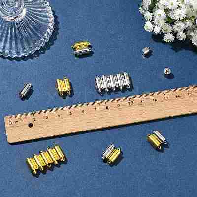 10 Bags Brass Magnetic Clasps with Loops KK-FS0002-02P-1