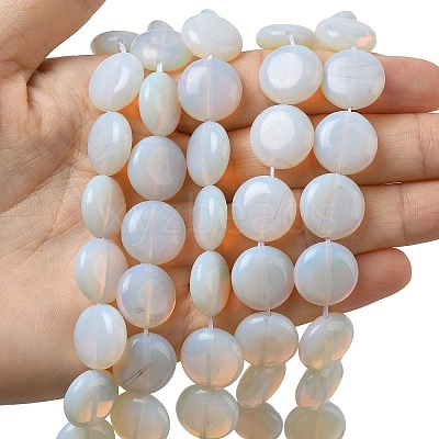 Opalite Beads Strands G-L648-B16-15mm-1