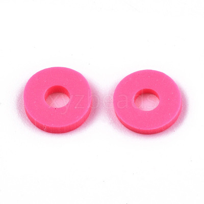 Handmade Polymer Clay Beads X-CLAY-Q251-6.0mm-31-1