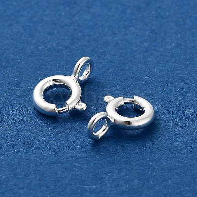 Brass Spring Ring Clasps KK-G479-01B-S-1